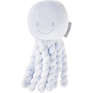 Nattou 878760 Peluche Poulpe, Dès la Naissance et Pour Bébés Prématurés, 23 cm, Bleu/Blanc - Publicité