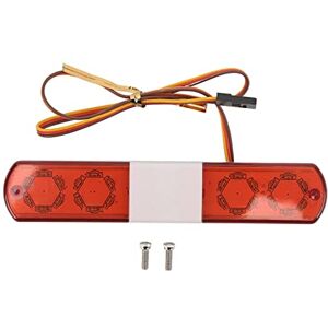 Keenso Voiture RC LED Police Light, Simulation Design 4 Modes RC Police Flash Lampe LED Alarme Lumière pour 1/8 1/10 RC Cars (Rouge) - Publicité