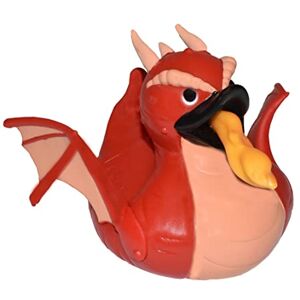 Wild Republic Rubber Duck Dragon Rouge, Canard en Caoutchouc, Jouet de Bain, Idée Cadeau pour Bébé, Canard en Plastique, Super Cadeau pour Les Enfants et Les Adultes, 10 cm - Publicité