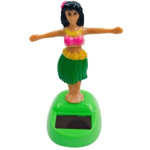 Kaxenig Figurine Solaire Dansante, Danseuse Hawaienne Voiture Qui Bouge, Figurines Solaires Bobblehead, Figurine Hawaïenne Voiture Décoration De Voiture Solaire - Publicité