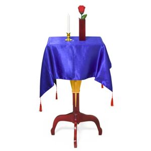 Table flottante lumineuse (vase en bois et bougeoir en plastique) – Magie de scène / Tour de magie / Accessoires de magie / Tour de fête / Gimmick de magie - Publicité