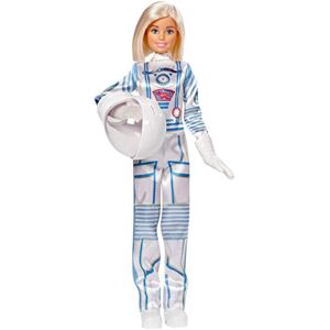 Barbie Métiers poupée Astronaute Blonde Portant Une Combinaison Spatiale et Un Casque, Jouet pour Enfant, GFX24 - Publicité