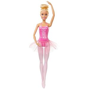 Barbie Ballerine Poupée Danseuse Aux Cheveux Blonds, avec Tutu Rose Et Pointes, Jouet pour Enfant, GJL59 - Publicité