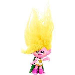 Mattel Trolls 3, Figurine Viva Aux Cheveux Éclatants Avec Tenue Amovible, 5 Articulations, À Collectionner, Jouet Enfant, A Partir De 3 Ans, HNF07 - Publicité