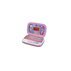 VTech Ordi Genius Kid Rose, Ordinateur Enfant avec Écran Rétroéclairé, 20 Activités et Jeux Évolutifs, Jouet Éducatif, Cadeau Enfant de 3 Ans à 7 Ans Contenu en Français - Publicité