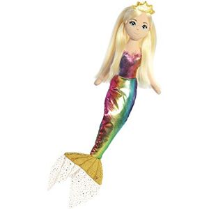 Aurora , 33318, Sea Sparkles, sirène Amanda, 46 cm, Peluche, Multicolore - Publicité