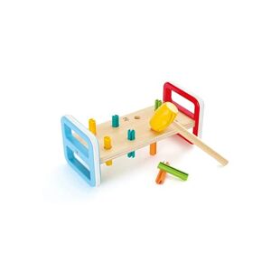 Hape E0506 Rainbow Pounder Colourful Wooden Toy for Toddlers - Publicité