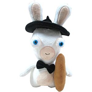 Diamond Select Toys Raving Rabbits Raving Rabbids Peluche – Français (28 cm), Raving Rabbids Peluche 28 cm déguisé en Français archétypal avec Baguette, KH00258 - Publicité