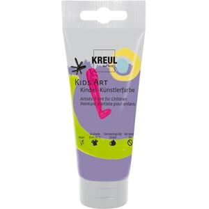 KREUL C.  GmbH-  43309-Kids Art Bricolage pour Enfants, Scolaire à Base d'eau, Violet 75 ML, Peinture d'artiste Opaque Mate pour Toile, Papier et Carton, Vegan, 43309, Multicolore - Publicité