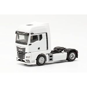 Herpa modèle de Camion Man TGX GX Tracteur avec caméras Miroir, fidèle à l'échelle Originale 1:87, modèle de Camion pour Diorama, modélisme, Objet de Collection, décoration, fabriqué en Plastique - Publicité