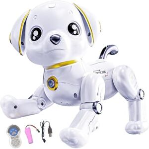 MERIGLARE Generic Robot Chien Télécommandé, Jouet RC Robot Chien pour Enfants, Garçons et Filles - Publicité