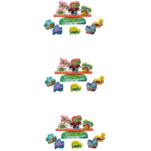 TOYANDONA 3 Ensembles Blocs De Construction D'équilibre Trousse Enfant Jouet Enfant Costume Enfant Jouet Pour Animaux Jouets Pour Enfants En Bois Parent-enfant Pièce D'équilibre - Publicité