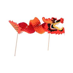 MagiDeal Kits de marionnettes de Jouets de Dragon de Papier Chinois 3D Faits à la Main pour des Ornements de Nouvel an de Festival - Publicité