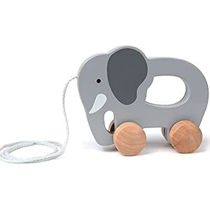 Hape Éléphant Jouet en Bois 1 an à Tirer Dès 12 Mois Pour Motricité, Imagination & Dextérité de l'Enfant Jouet à Tirer et Pousser Conforme aux Normes de Sécurité Adapté aux Petites Mains - Publicité