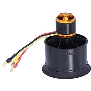 VGEBY Moteur sans Balais QX, Noir QX‑Motor QF2611‑50mm Moteur sans Balais 3‑4S avec Ventilateur Canalisé à 12 Pales Compatible pour Hélicoptère d'avion RC(dans Le Sens antihoraire 3300KV) - Publicité