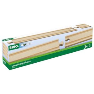 Brio World 33341 Rails Droits Longs 216 mm Accessoire pour circuit de train en bois Jouet pour garçons et filles à partir de 3 ans - Publicité