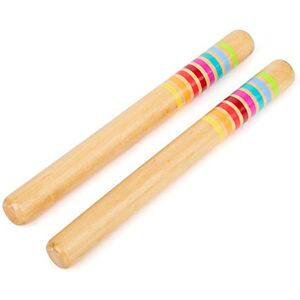 Small Foot 11496 Barres de Son en Bois, Instrument de Musique pour Enfants, Groupe de Produits Sound Jouets, Multicolore - Publicité