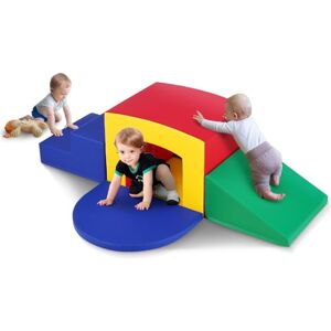 VEVOR Jouets d'escalade pour Tout-Petits d'intérieur, 5PCS, équipement de Jeu Escalade, rampement et Tunnel, en Mousse, Labyrinthe de Tunnel avec escaliers et Rampe, pour Enfants d'âge préscolaire - Publicité