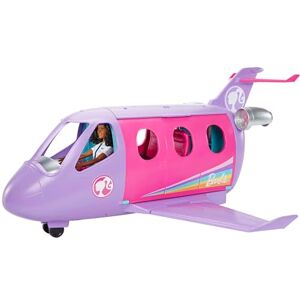 Barbie Coffret Poupée Pilote avec Jet Privé, Détails Réalistes, Autocollants Inclus pour Personnalisation Thème Voyage, Plus De 15 Accessoires, Chiot, Jouet Enfant, A Partir De 3 Ans, HCD49 - Publicité