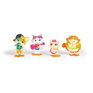 Smoby Lot de 44 figurines de chat avec Lampo, Pilou, Milady et Metti, figurines originales de la série, pour les enfants à partir de 3 ans. Publicité
