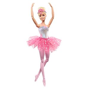 Barbie Dreamtopia Poupée Mannequin Ballerine, avec Lumières Scintillantes, Poupée Danseuse Blonde Articulée, avec Diadème Et Tutu Rose, Jouet pour Enfant de 3 Ans et Plus, HLC25 - Publicité