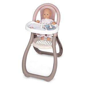 Smoby Baby Nurse Chaise Haute pour Poupons et Poupées 2 Accessoires Inclus 220370 - Publicité