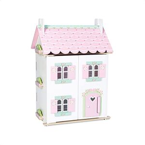 Papo Le Toy Van Sweetheart Cottage Large Wooden Doll House With Furniture , Boys & Girls 3 Storey Wooden Dolls House Play Set Suitable For Ages 3+ - Publicité