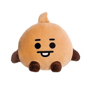 Aurora , 61475, BT21 Marchandise Officielle, poupée bébé SHOOKY Assise 20,3 cm, Peluche, Marron - Publicité