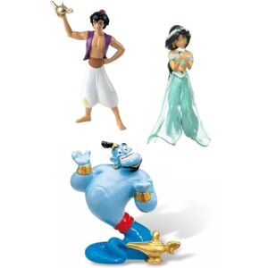 Bullyland Walt Disney 3 Figurine Set Aladdin 12454 Genie 12472 Jasmine 12453 - Publicité