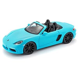 Bburago -Porsche 718 en Couleur Bleue à l'échelle 1:24 (18-21087B) - Publicité