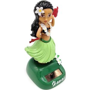 Nybhyjka Figurine Solaire Dansante, Danseuse Hawaienne Voiture Qui Bouge, Bobble Heads Pour Bord, Figurine Hawaïenne Jouet Voiture Solaire Balançoire Poupée Hawaiian Fille Danse Jouet Pour Tableau De Bord - Publicité