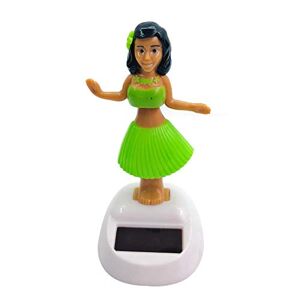 Kaxenig Figurine Solaire Dansante, Danseuse Hawaienne Voiture Qui Bouge, Figurines Solaires Bobblehead, Figurine Hawaïenne Voiture Décoration De Voiture Solaire - Publicité