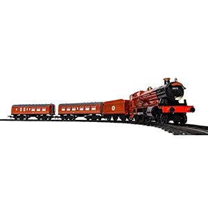 Lionel Harry Potter Hogwarts Express Kit de Train prêt à Jouer avec Piste   4-6-0 alimenté par Piles avec lumières, Effets sonores et télécommande, Noir, Rouge foncé, doré - Publicité