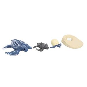 Zwinner Jouets de tortue, figurines d'animaux de l'océan décoratifs éducatifs pour des cadeaux d'anniversaire pour des projets éducatifs pour l'apprentissage(2425-Cycle de croissance de la tortue luth) - Publicité