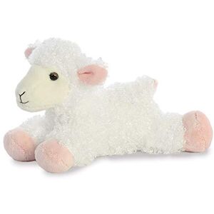 Aurora World , 12768, Mini Flopsie l'Agneau 20 cm, Peluche, Rose et Blanc - Publicité