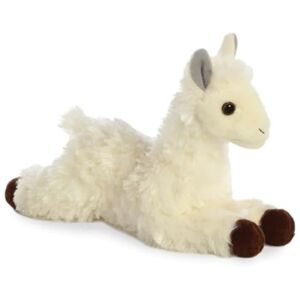 Aurora , 31744, Mini Flopsies Lama, 20 cm Cuddly Llama Peluche, Blanc - Publicité