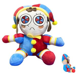 YKHSUAOU Pomni Plushies Toy,Peluche de Cirque numérique,The Amazing Digital Circus Plush, Animaux en Peluche Anniversaire pour Les Fans De Télévision Adultes Et Enfants Noël (A) - Publicité