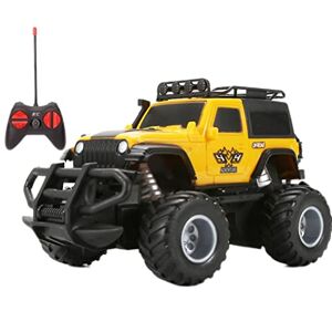 HOUGE RC Truck Voiture Jouet de course tout-terrain télécommandé 2,4 GHz RC Monster Camion 4WD-RC pour Garçons Filles Enfants 3 4 5 6 7 ans - Publicité