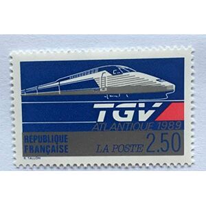 Timbre France 1989. Timbre de Collection No 2607 Neuf** par des Livres Express. Train, TGV - Publicité