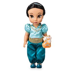 Disney Poupée Jasmine, Collection Animator, Aladdin, 39 cm / 15" avec Chevelure réaliste, Tenue et Chaussures, Peluche Rajah en Satin, poupée pour Les Enfants de 3 Ans et Plus. Publicité