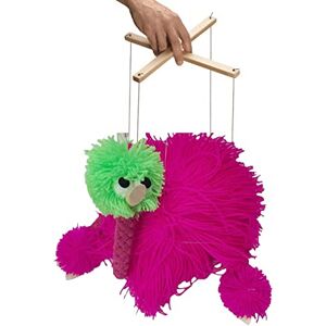 Pomurom Marionnette à Fils Autruche, Autruche Marionnette Poupée Pull String Jouet, Jouets Marionnette en Bois pour Raconter des Histoires/Enseignement/Spectacle de Marionnettes, Cadeau pour Enfant - Publicité