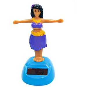 Kaxenig Figurine Solaire Dansante, Danseuse Hawaienne Voiture Qui Bouge, Figurines Solaires Bobblehead, Figurine Hawaïenne Voiture Décoration De Voiture Solaire - Publicité