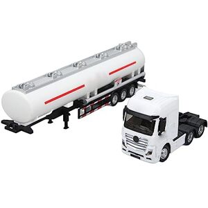 Weikeya Tracteur Jouet, Remorque, 1:50, Camion-citerne écologique, Robuste, Réaliste, Polyvalent pour Les Cadeaux pour Enfants, Garçons et Filles (Blanc) - Publicité