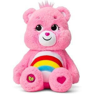 Care Bears 22061 14 Inch Medium Plush Cheer Bear, Collectable Cute Plush Toy, Cuddly Toys for Children, Soft Toys for Girls and Boys, Cute Teddies Suitable for Girls and Boys Aged 4 Years +,Pink - Publicité