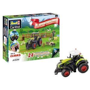 Revell Calendrier de l'Avent RC Claas 960 Axio I Claas Tracteur I Calendrier de l'Avent à faire soi-même I Calendrier de Noël pour garçons, filles et adultes à partir de 8 ans I Tracteur à assembler - Publicité