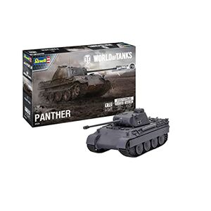 Revell -03509 Char d'assault Panther Ausf. D World of Tanks Maquette, 03509, Incolore - Publicité