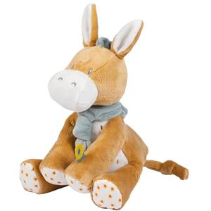 Nattou Cuddly Donkey Leo, 32 cm, Dark Warm Beige - Publicité