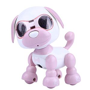 Tbest Robot Chien, Smart Puppy Toys Robot d'enregistrement LED pour Enfants Enfants(Rose) - Publicité