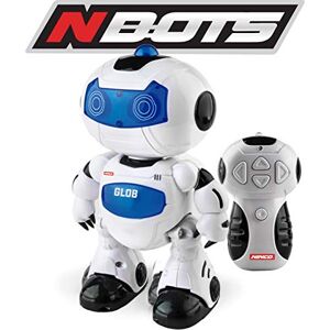 Ninco Nbots Robot Glob. avec lumière et Son, Couleur Blanc et Bleu NT10039, Small - Publicité