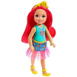 Barbie – Dreamtopia – Club Chelsea – Fille avec Cheveux Rouge/Rose - Publicité